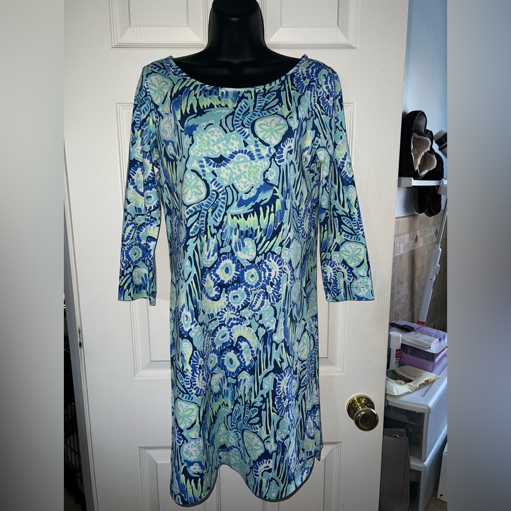 Lilly Pulitzer Women’s Marlowe Sunset Swim Indigo Dress